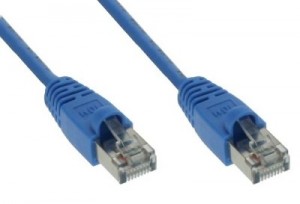Patchkabel, FTP, Cat.5e, blau, 0,5m, InLine�