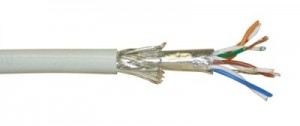 Patchkabel Cat.5e, InLine�, grau, S-FTP, AWG26, PVC, 100m