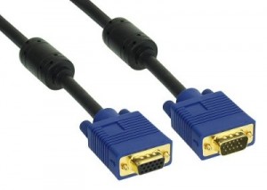 S-VGA Verl�ngerung Premium, InLine�, 15pol HD St/Bu, schwarz, 3m