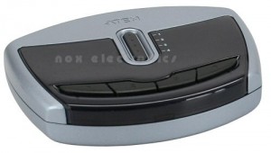 USB 2.0 Data Switch, ATEN US421A, 1x USB 2.0 Ger�t an 4 PC's, elektronisch