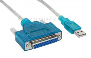 USB -> 25pol. parallel, InLine�, Drucker-Adapterkabel