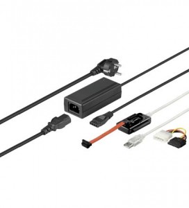 USB 2.0 Konverter f�r IDE/SATA HDDs, inkl. Netzteil