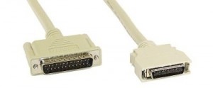Druckerkabel, InLine�, IEEE1284 36pol mini Cent. an 25pol Sub D St, 2m