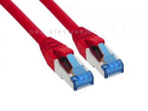 Patchkabel Cat.6(A) S-STP/PIMF, InLine�, halogenfrei 500MHz, rot, 10m
