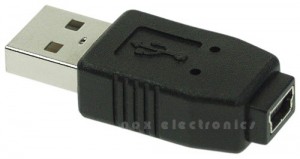USB 2.0 Adapter, InLine�, Stecker A auf Mini-5pin Buchse