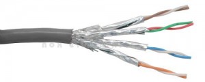 Patchkabel Cat.6 S-STP/PIMF, InLine�, grau, AWG27, PVC, 100m