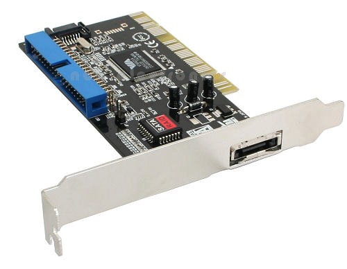 Schnittstellenkarte, InLine&reg;, eSATA+SATA+IDE Controller Karte mit RAID, PCI