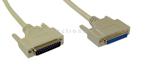 Serielle Verl&auml;ngerung, InLine&reg;, 25pol St/Bu vergossen, 1:1 belegt, 1,8m